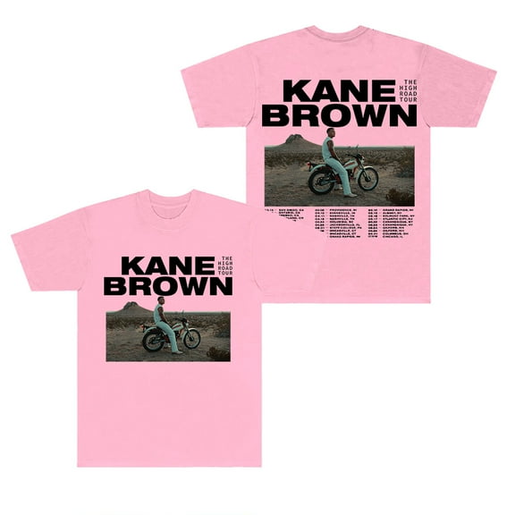 Kane Brown The High Road Tour T-Shirts Cosplay Women Men Fashion Casual Crewneck Short Sleeve Tee