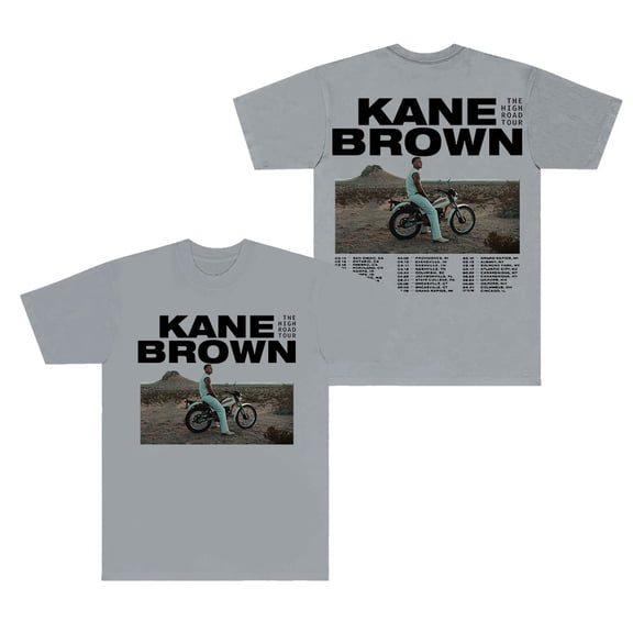 Kane Brown The High Road Tour T-Shirts Cosplay Women Men Fashion Casual Crewneck Short Sleeve Tee