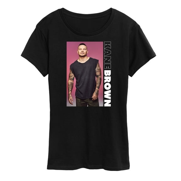 Kane Brown - Vertical - Country Music Artist - Women's Short Sleeve Graphic T-Shirt