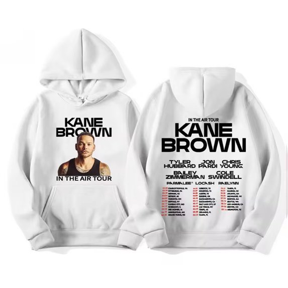 Kane Brown in The Air Tour 2024 Hoodies Women Men Long Sleeve Casual Sweatshirt Clothes