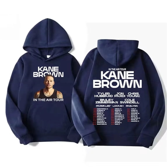 Kane Brown in The Air Tour 2024 Hoodies Women Men Long Sleeve Casual Sweatshirt Clothes