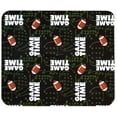 thumbnail image 1 of Kane Home Football Fleece Throw Blanket Green 50 x 60 Inches, Machine Washable, 1 of 4