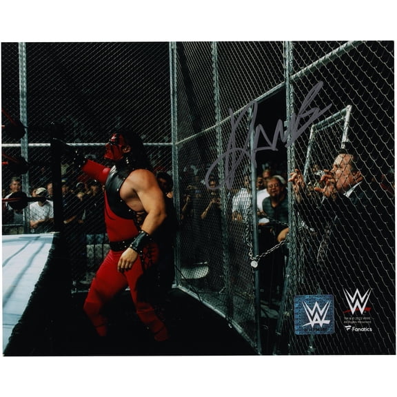 Kane WWE Autographed 8" x 10" Bad Blood 1997 First Appearance Photograph - Fanatics Authentic Certified