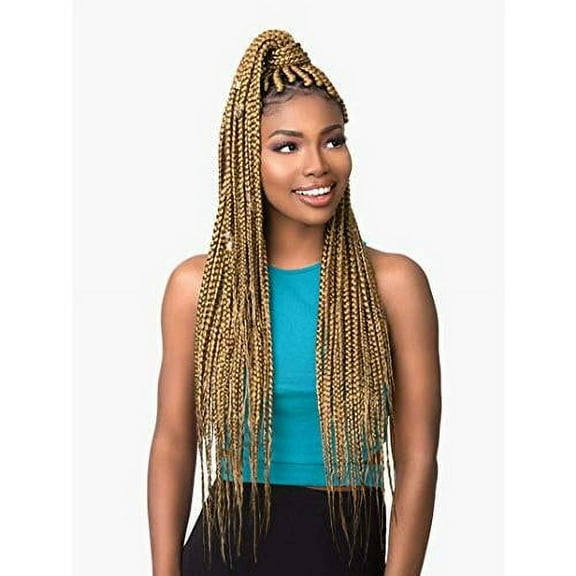Kanekalon Crochet Braid - 2X RUWA Pre-Stretched 30" (6 Pack, 1B)
