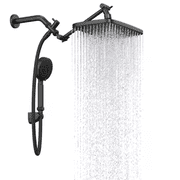 SERABETTO High Pressure 12inch Rain Shower Heads with Handheld Spray Combo with Fixed Showerhead and 5 Sprays Dual Shower Head Combo