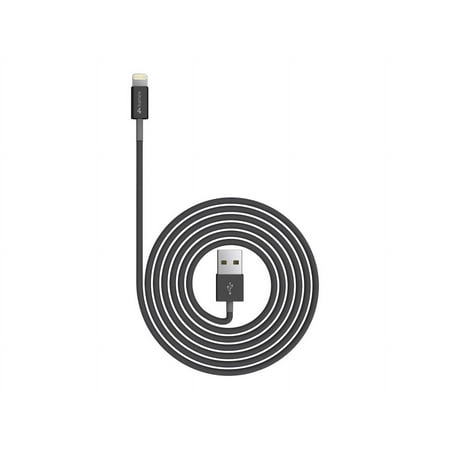Kanex - Apple MFi Certified 4' Lightning-to-USB Charge-and-Sync Cable - Black