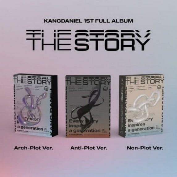 Kang Daniel - The Story - incl. 60pg Photobook, Lyrics Book, 3 Folded Posters, 3 Stickers, Symbol Postcard, Index Magnet, 3 Note Cards, 3 Photo Postcards + 2 Photocards - Music & Performance - CD