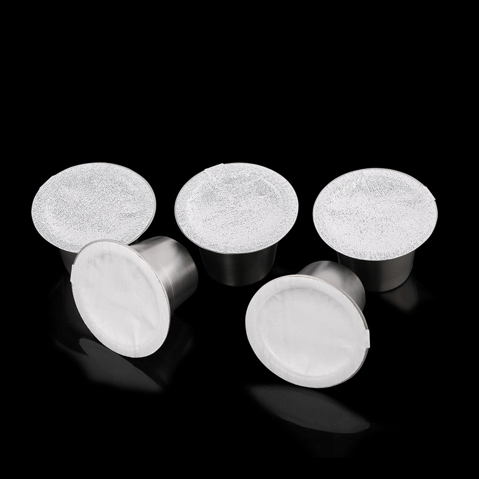 KangQi 60Pcs Coffee Pod Lids Self Adhesive Heat Resistant Aluminum Foil