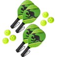 thumbnail image 1 of Kanga Beginner Pickleball Paddle Bundle | Set Includes 4 Pickleball Paddles/6 Pickleball Balls | Durable Wood Paddle Construction with Comfort Cushion Grip, 1 of 3