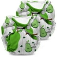 thumbnail image 1 of Kanga Care Lil Joey Newborn All in One AIO Cloth Diaper (2pk) Bartle 4-12lbs, 1 of 6