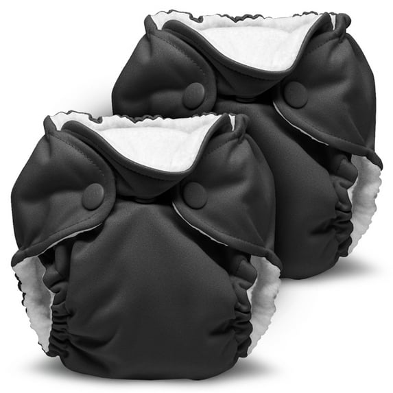 Kanga Care Lil Joey Newborn All in One AIO Cloth Diaper (2pk) Castle 4-12lbs