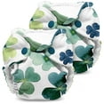 thumbnail image 1 of Kanga Care Lil Joey Newborn All in One AIO Cloth Diaper (2pk) Clover 4-12lbs, 1 of 5