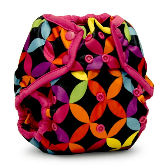 Kanga Care Rumparooz Double Leg Gusset Reusable Cloth Diaper Cover One Size Snap | Jeweled 6-35 lbs