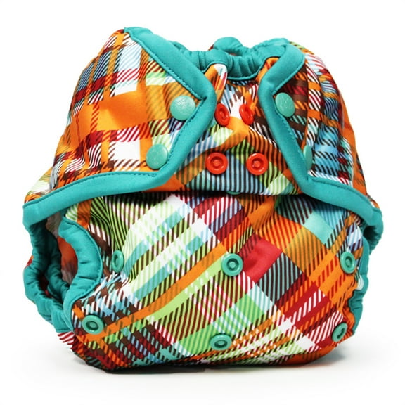 Kanga Care Rumparooz Double Leg Gusset Reusable Cloth Diaper Cover One Size Snap | Quinn 6-35 lbs