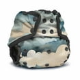 thumbnail image 1 of Kanga Care Rumparooz Double Leg Gusset Reusable Cloth Diaper Cover One Size Snap | Thunder Puff 6-35 lbs, 1 of 5