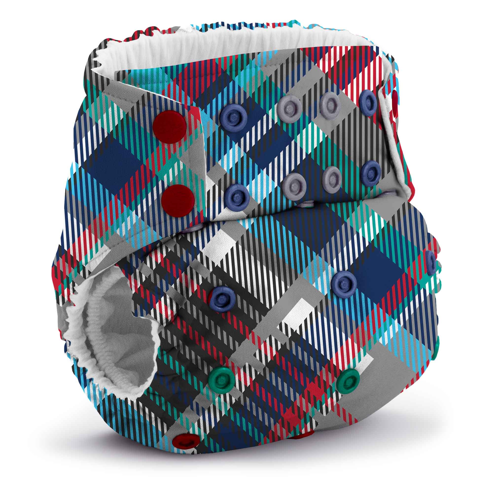 Kanga Care Rumparooz G3 AWJ Cloth Diaper Reusable One Size Pocket Diaper Patented Inner Double Gusset 2 pcs Microfiber Insert Soaker (6-55+ lbs) - Billy