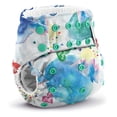 thumbnail image 1 of Kanga Care Rumparooz G3 AWJ Cloth Diaper Reusable One Size Pocket Diaper Patented Inner Double Gusset 2 pcs Microfiber Insert Soaker (6-55+ lbs) - Lava, 1 of 6