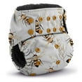 thumbnail image 1 of Kanga Care Rumparooz G3 OBV Cloth Diaper Reusable One Size Pocket Diaper with patented Inner Double Gusset 2 pcs Bamboo Rayon Insert Soaker | Harmony (6-55+ lbs), 1 of 6