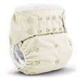 thumbnail image 1 of Kanga Care Rumparooz G3 Stay Dry Cloth Diaper Reusable One Size Pocket Diaper Patented Inner Double Gusset 2 pcs Microfiber Insert Soaker (6-55+ lbs) - Almond, 1 of 7