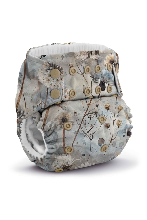 Rumparooz G3 Stay Dry Cloth Diaper Reusable One Size Pocket Diaper Patented Inner Double Gusset 2 pcs Microfiber Insert Soaker (6-55+ lbs) - Wishwood