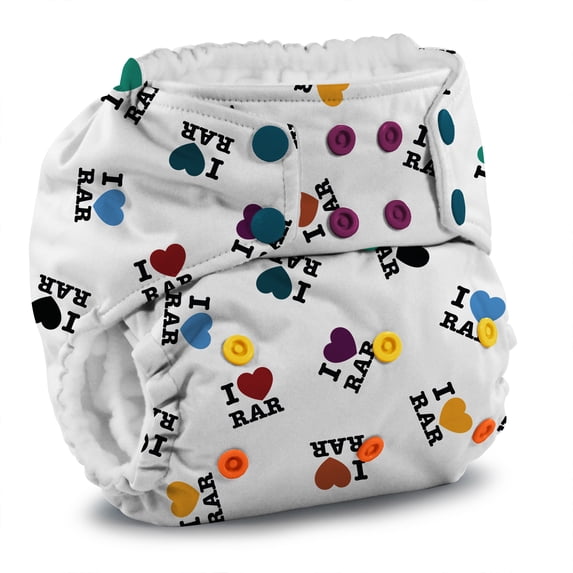 Kanga Care Rumparooz Reusable One Size Cloth Pocket Diaper (6-40+ lbs) - I LOVE RAR