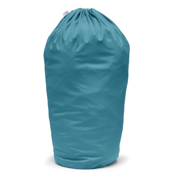 Kanga Care Seam Sealed Drawstring Reusable Diaper Pail Liner Large Barrel Shape 26" height x 51" top x 33" base | Aquarius