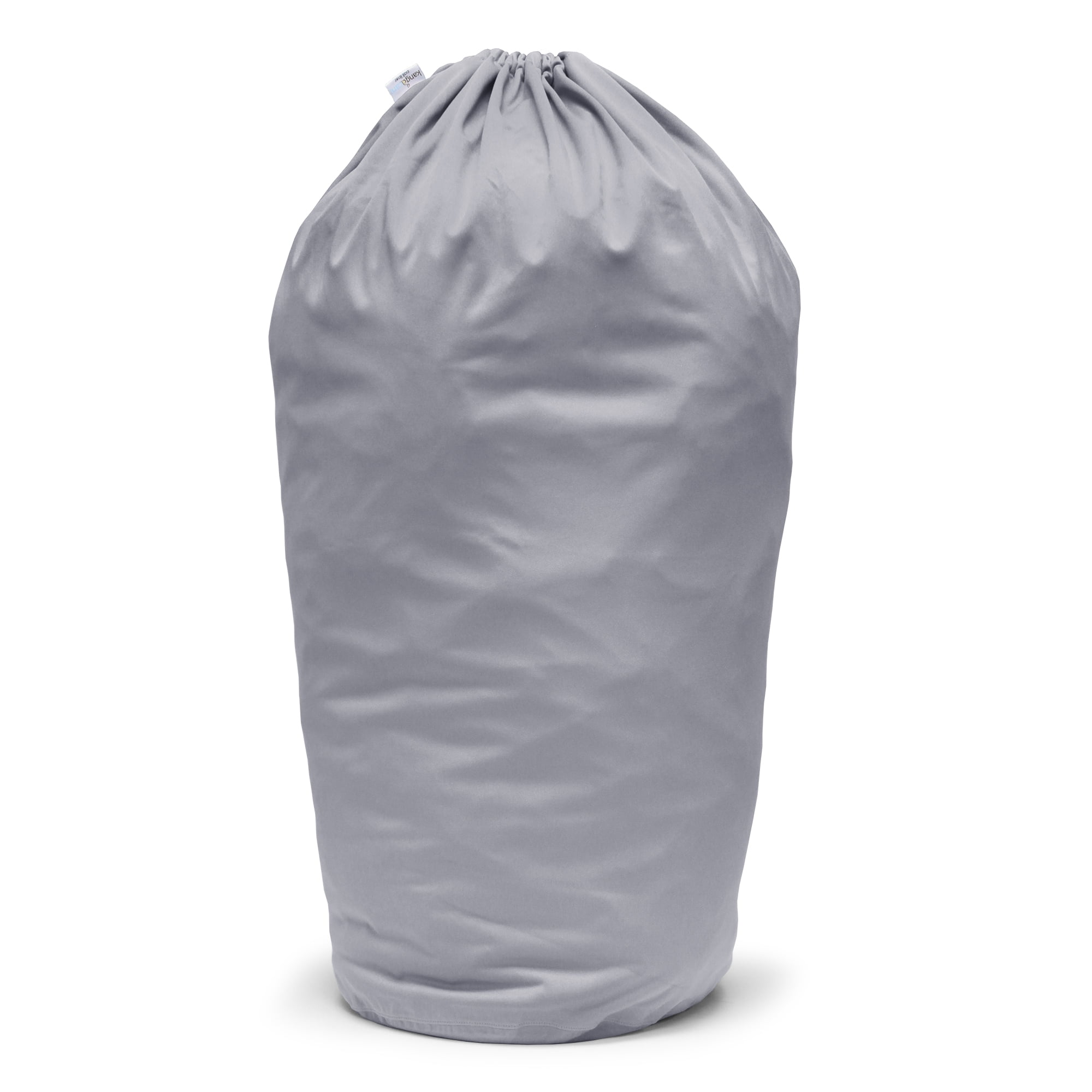 Kanga Care Seam Sealed Drawstring Reusable Diaper Pail Liner Large Barrel Shape 26" height x 51" top x 33" base | Platinum