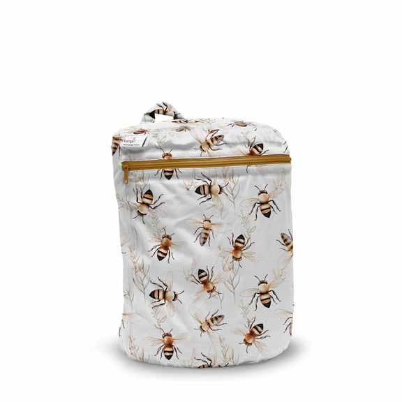 Kanga Care Wet Bag MINI Seam Sealed Waterproof 3D Dimensional for Baby Cloth Diapers, Travel, Beach, Pool, Gym, Swim | Harmony