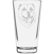 Kangal Dog Themed Etched All Purpose 16oz Libbey Pint Glass