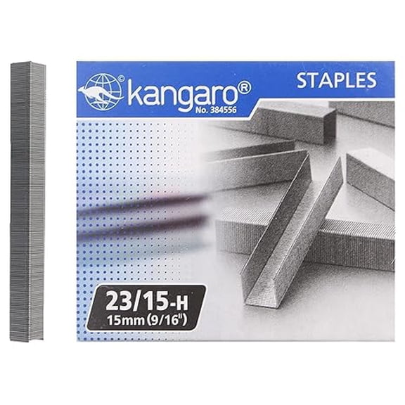Kangaro Staples 23/15-H Pack of 10