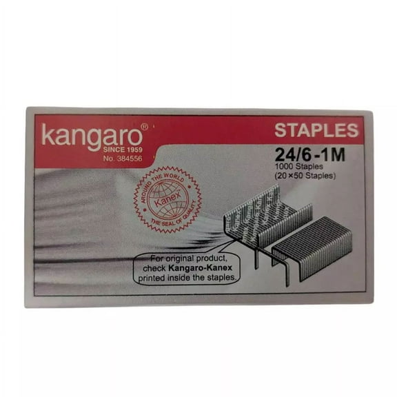 Kangaro Staples 24/6-1M Pack of 20