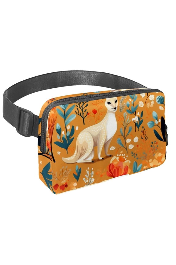 Kangaroo Adjustable Lightweight Waist Bag Crossbody Fanny Pack with Extension Strap for Men and Women