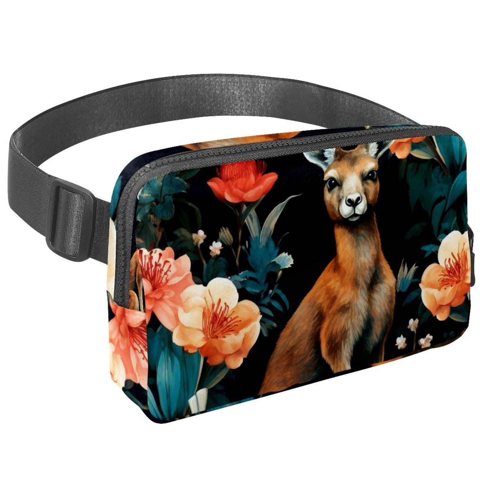 Kangaroo Adjustable Lightweight Waist Packs Fanny Packs Money Belt with