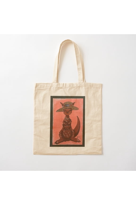 Kangaroo Canvas Tote Bags, Reusable Shopping Bag