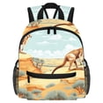 thumbnail image 1 of Kangaroo Diaper Backpack with Adjustable Shoulder Strap, Large Capacity, Printed Design, Lightweight | Book Bags, Airport Backpack, School Backpack, 1 of 1