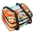 thumbnail image 1 of Kangaroo Double Layered Insulated Lunch Bag with Two Compartments - Large Capacity 7.1x11.4x16.1 Inches Hand-Carry Lunch Bags for Refrigerated Meals, 1 of 6
