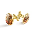 thumbnail image 1 of Kangaroo Elegant Stainless Steel Cufflinks Set for Formal Attire - for Business Meetings and Weddings, 1 of 6