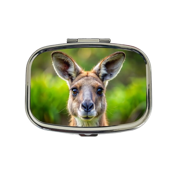 Kangaroo Face Small Travel Handbag Pill Box Case
