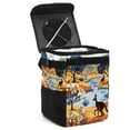 thumbnail image 1 of Kangaroo Foldable Car Garbage Can with Lid, Leak-Proof Mini Trash Can, Hanging Storage Bag for Car, 1 of 6