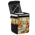 thumbnail image 1 of Kangaroo Foldable Car Trash Can with Lid and Leak-Proof Hanging Storage Bag - Trash Can for Car, Car Garbage Can, 1 of 6
