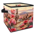 thumbnail image 1 of Kangaroo Foldable Storage Basket with Handle, 10.8"x10.5"x10.6", Large Capacity - Storage Box, Storage Cubes, Toy Box Included, 1 of 6