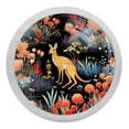 thumbnail image 1 of Kangaroo Glow-in-the-Dark Round Drawer Pulls, 4-Pack - Fluorescent Cabinet & Dresser Knobs - Suitable for Cabinets, Wardrobes, 1 of 6