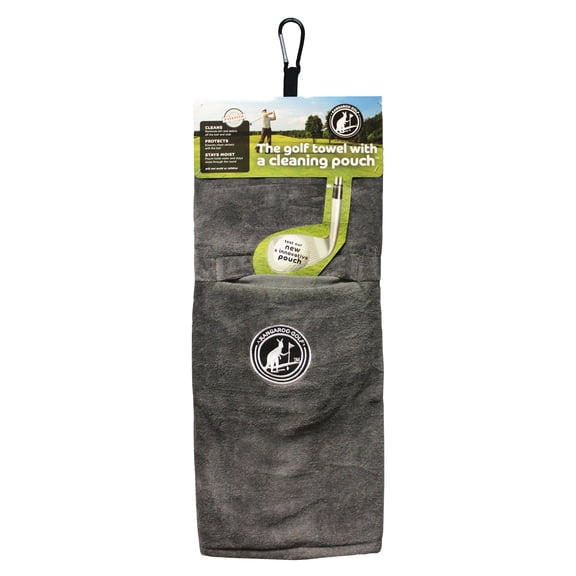 Kangaroo Golf Towel - Gray