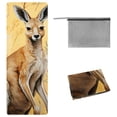 thumbnail image 1 of Kangaroo Gym Towel with Storage Bag, 72.8"x26.8", Suitable for Yoga, Pilates, Fitness, etc. - Hot Yoga Towel, Gym Towels, Yoga Blanket, 1 of 6
