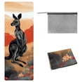thumbnail image 1 of Kangaroo Gym Towel with Storage Bag, 72.8"x26.8", Suitable for Yoga, Pilates, Fitness, etc. - Yoga Towel, Yoga Towels, Yoga Mat Towel, 1 of 6