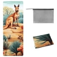 thumbnail image 1 of Kangaroo Gym Towels with Storage Bag, 72.8"x26.8", Suitable for Yoga, Pilates, Fitness, etc. - Yoga Mat Towel, Yoga Towels, 1 of 6