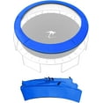 thumbnail image 1 of Kangaroo Hoppers 12FT Trampoline Safety Pad Replacement, Waterproof Surround Spring Foam Cover for Round FrameBlue, 1 of 8