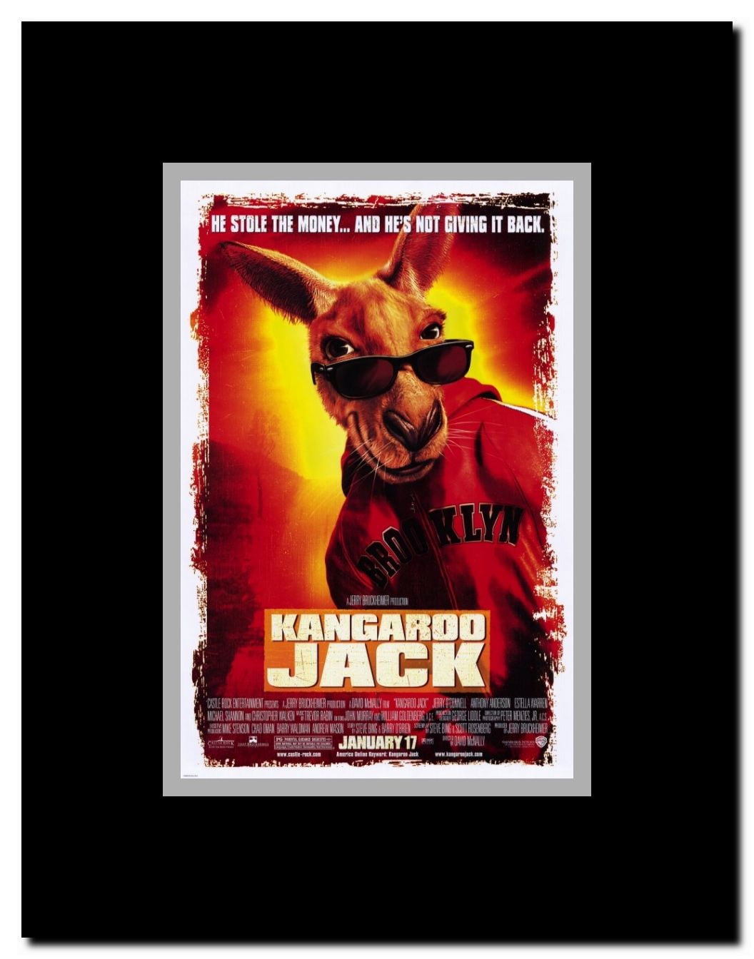 Kangaroo Jack Framed Movie Poster