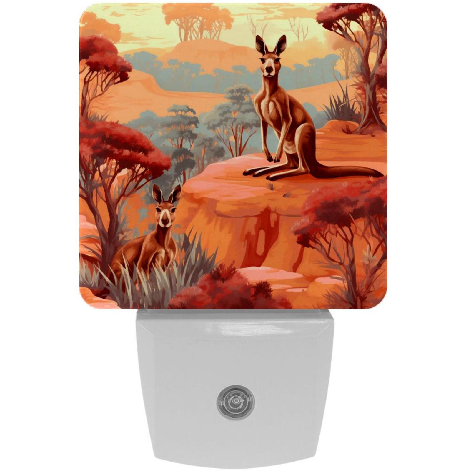 Kangaroo Led Rings Kangaroo LED Square Night Lights: Compact and Energy-Efficient ...