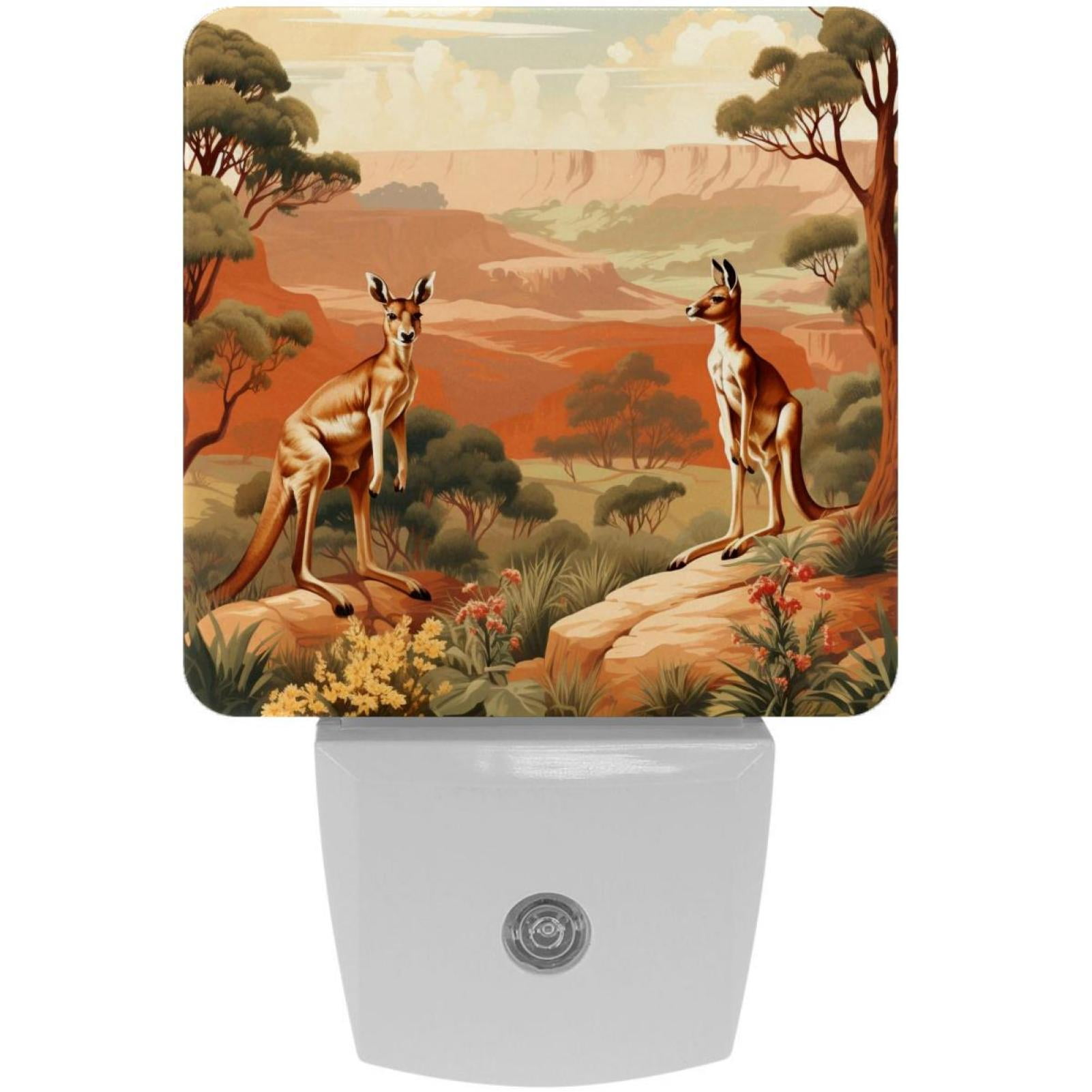 Kangaroo Led Rings Kangaroo LED Square Night Lights- Modern and Energy Efficient Bedside ...